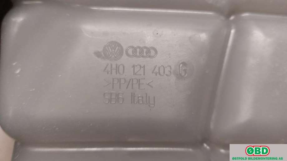 Ekspansjonstank til Audi A8 2010-2013 (Type III, Fase 1) (AUDI|4H0 121 403 G|4H0 121 403 M|4H0121403G)