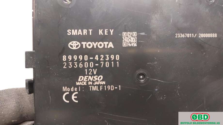 Styreenhet nøkkelfri/keyless til Suzuki Across 2020-->>  (SUZUKI ACROSS 4X4 Hybrid||8999042390)