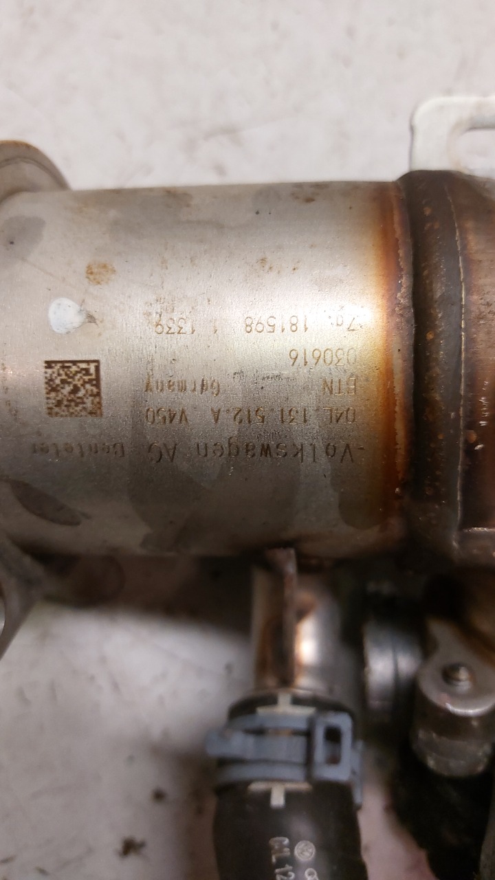 EGR-kjøler til Audi Q5 2012-2017 (Type I, Fase 2) (AUDI|04L 131 512 A|)