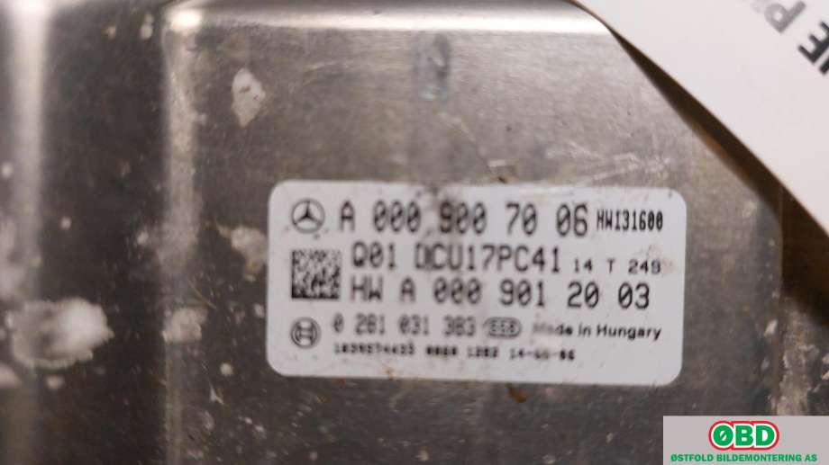 Diverse deler til Mercedes E-Klasse 2013-2016 (Fase 2) (W212) (W212) (MERCEDES|A 000 900 70 06|A 000 900 91 09|0009007006)