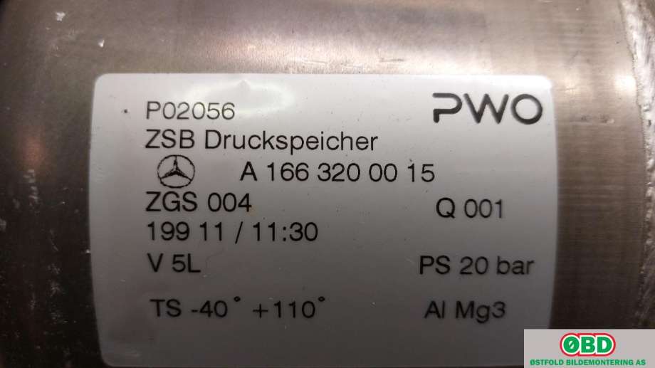 Diverse deler til Mercedes ML 2011-2015 (Fase 1) (W166) (W166) (MERCEDES|A 166 320 00 15||1663200015)
