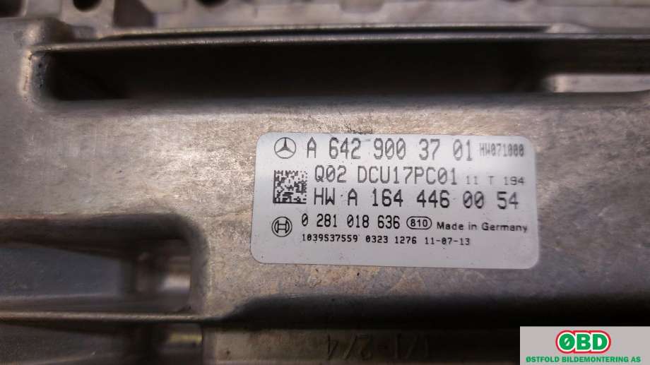 Diverse deler til Mercedes ML 2011-2015 (Fase 1) (W166) (W166) (MERCEDES|A 642 900 37 01||6429003701)