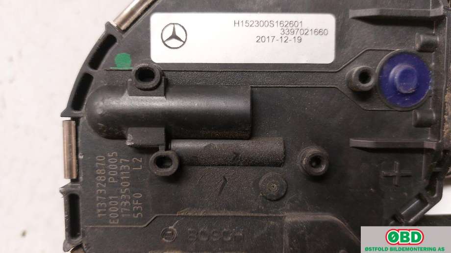 Viskermotor frontrute til Mercedes GLC 2015-2022 (X253) (X253) (MERCEDES|)