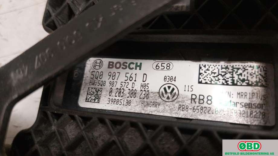 Sensor radar til VW e-Golf 2014-2017 (Fase 1)  (VOLKSWAGEN|5Q0 907 561 D||5Q0907561D)