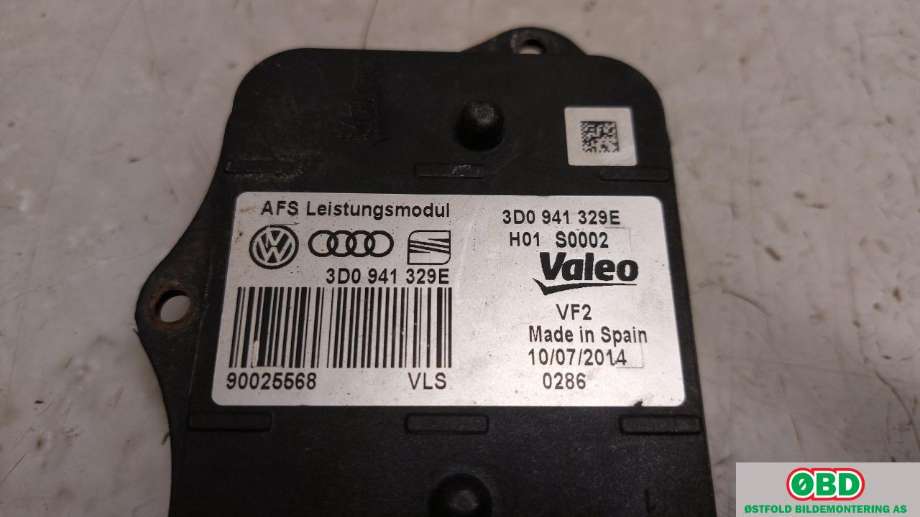 Styreenhet xenon/ballast til VW Golf VII 2012-2017 (Fase 1)  (VOLKSWAGEN|3D0 941 329 D||3D0941329E)