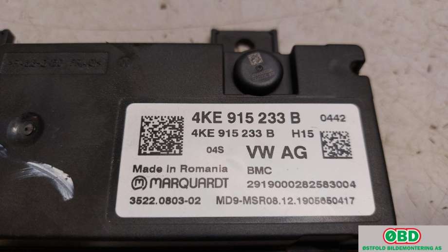 Styreenhet batteri til Audi e-tron 2018-->>  (AUDI|4KE 915 233 B||4KE915233B)
