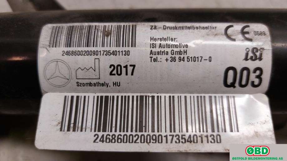 Airbag diverse til Mercedes CLA 2013-2019 (C117) (C117) (MERCEDES|A 246 860 02 00||2468600200)