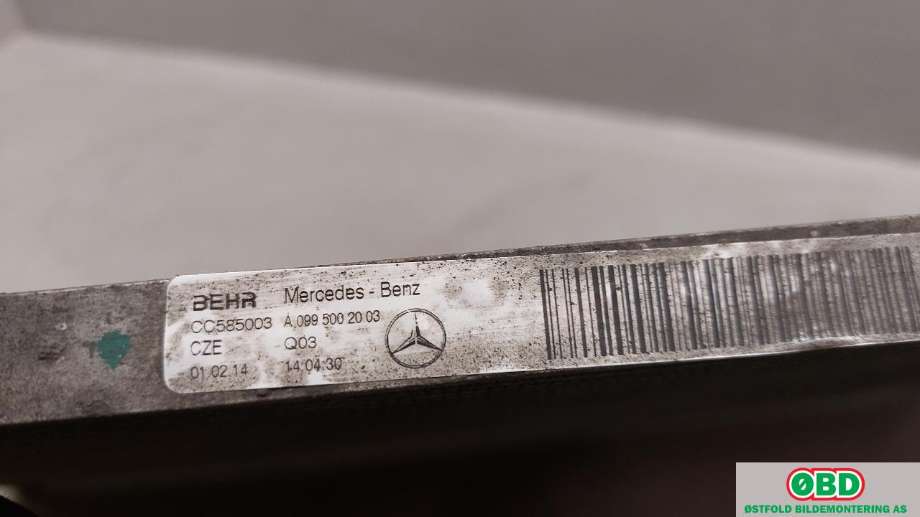 Radiator (automat gir) til Mercedes C-Klasse 2014-2018 (Fase 1) (W205) (W205) (MERCEDES|A 099 500 20 03||0995002003)