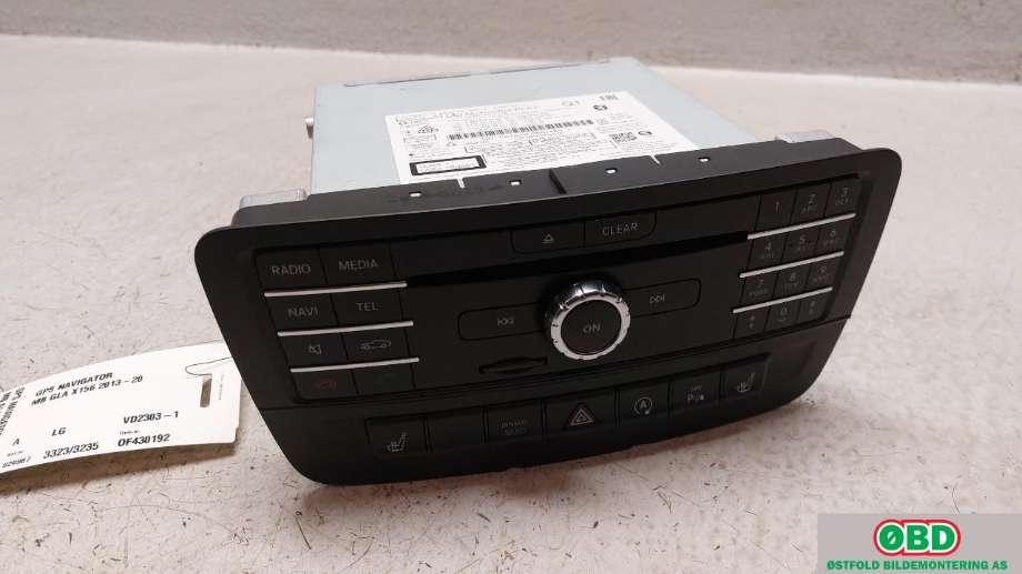 Bilstereo navigasjon til Mercedes GLA 2014-2020 (X156) (X156) (MERCEDES|A 246 900 23 18||2469002318)