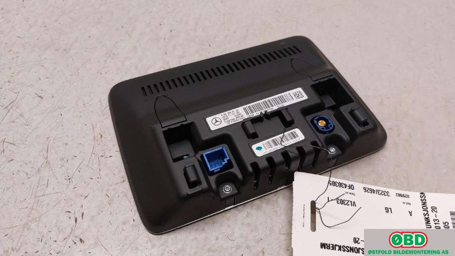 Instrument kjørecomputer til Mercedes GLA 2014-2020 (X156) (X156) (MERCEDES|A 166 900 81 22|A 166 900 82 22|1669008122)