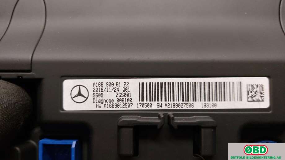 Instrument kjørecomputer til Mercedes GLA 2014-2020 (X156) (X156) (MERCEDES|A 166 900 81 22|A 166 900 82 22|1669008122)