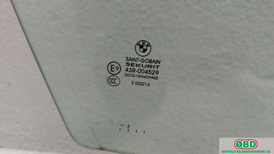 Siderute høyre foran til BMW X3 2010-2017 (F25) (F25) (BMW|51 33 7 205 850|)