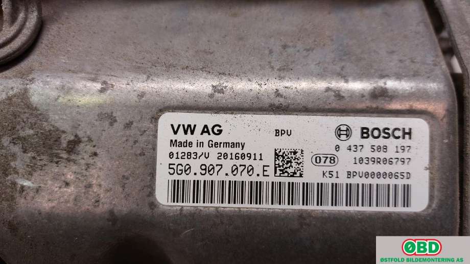 Inverter hybrid til VW e-Golf 2017-2020 (Fase 2)  (VOLKSWAGEN|5G0 907 070 E||5G0907070E)