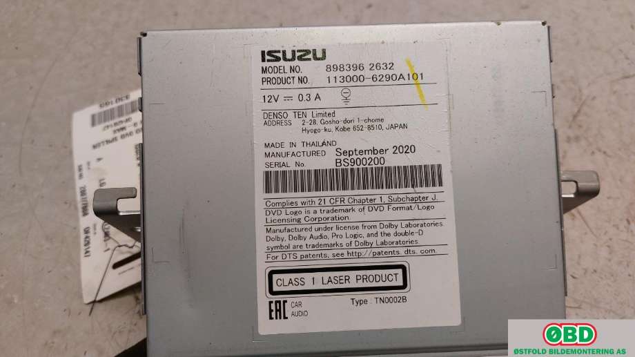 Bilstereo navigasjon til Isuzu D-Max 2021-->> (Type III)  (ISUZU||8983962632)