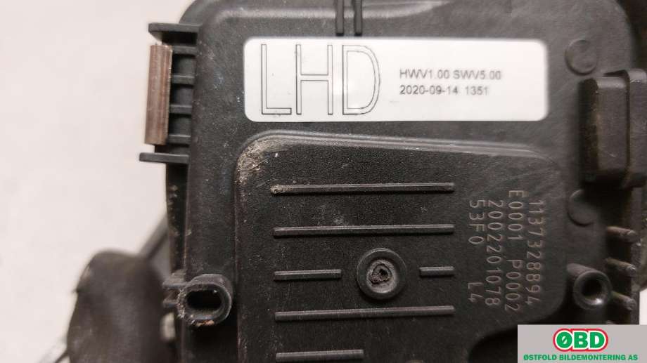 Viskermotor frontrute til Isuzu D-Max 2021-->> (Type III)  (ISUZU||1137328894)