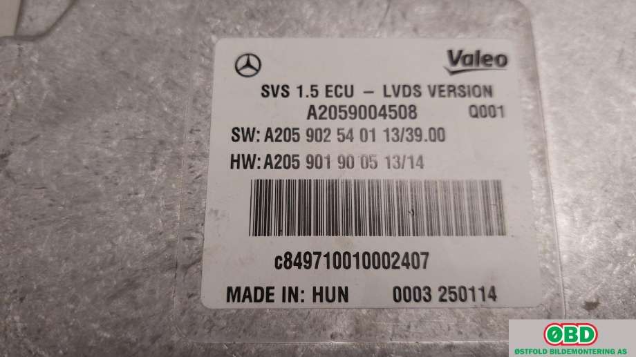 Bilstereo diverse til Mercedes GLA 2014-2020 (X156) (X156) (|2059004508)