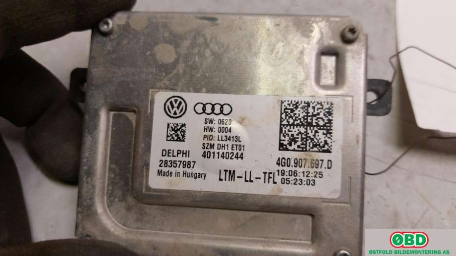 Styreenhet xenon/ballast til Audi A4, Allroad 2009-2016 (Type I) (B8) (B8) (AUDI|4G0 907 697 D||4G0907697D)