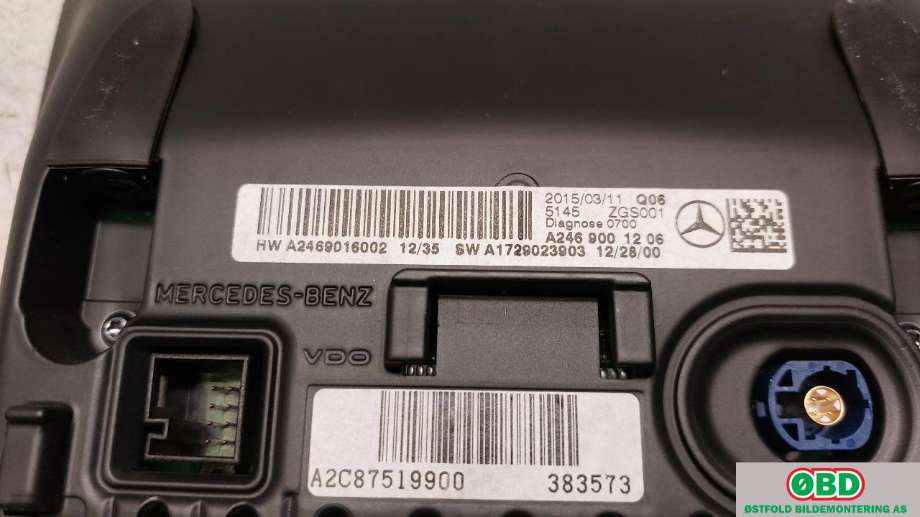 Instrument kjørecomputer til Mercedes GLA 2014-2020 (X156) (X156) (MERCEDES||2469016002)
