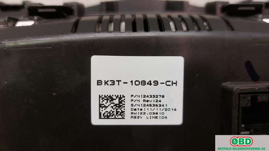 Instrumentpanel til Ford Transit 2014-->>  (FORD|2333284||BK3T10849CH)