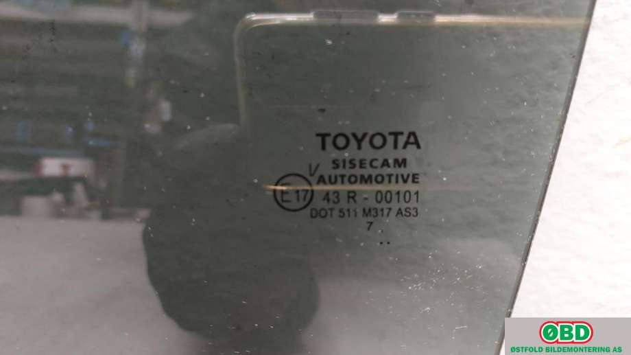 Siderute venstre bak til Toyota C-HR 2016-->> (TOYOTA|68104F4020|)