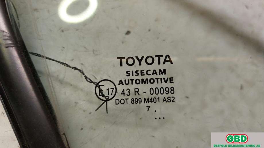 Diverse deler til Toyota C-HR 2016-->>  (TOYOTA|68125F4010|)