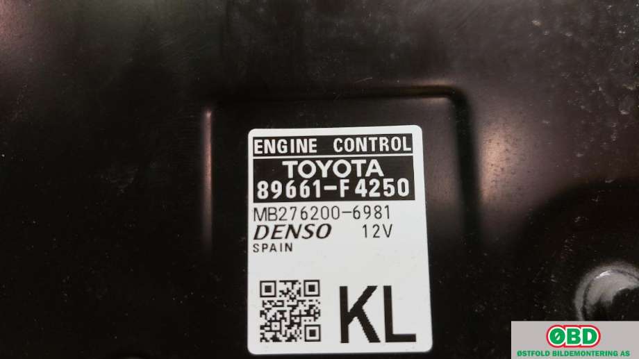 Styreenhet motor til Toyota C-HR 2016-->> (TOYOTA|89661F4250|)