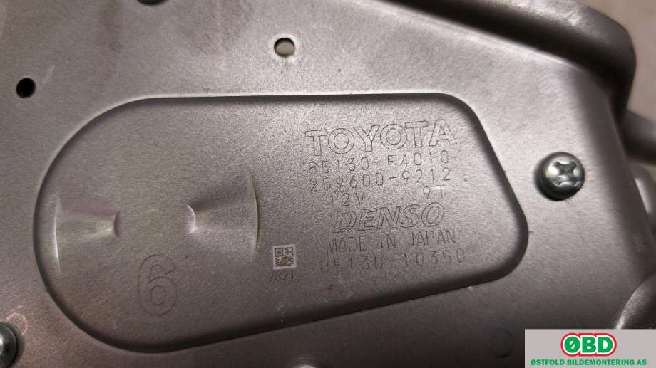 Viskermotor bakrute til Toyota C-HR 2016-->>  (TOYOTA|85130F4010|)