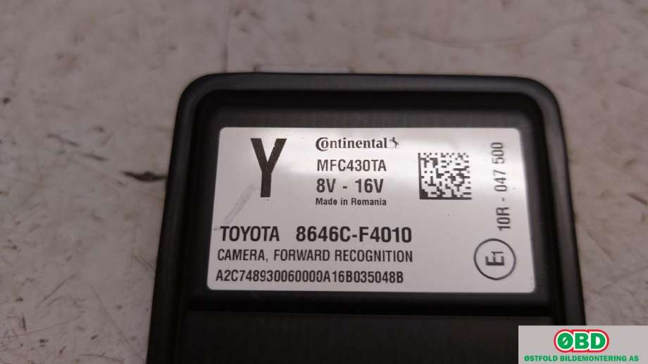 Sensor radar til Toyota C-HR 2016-->>  (TOYOTA|8646CF4010|)
