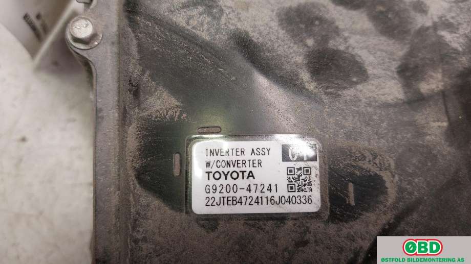DCDC converter hybrid til Toyota C-HR 2016-->>  (TOYOTA|G920047241|)