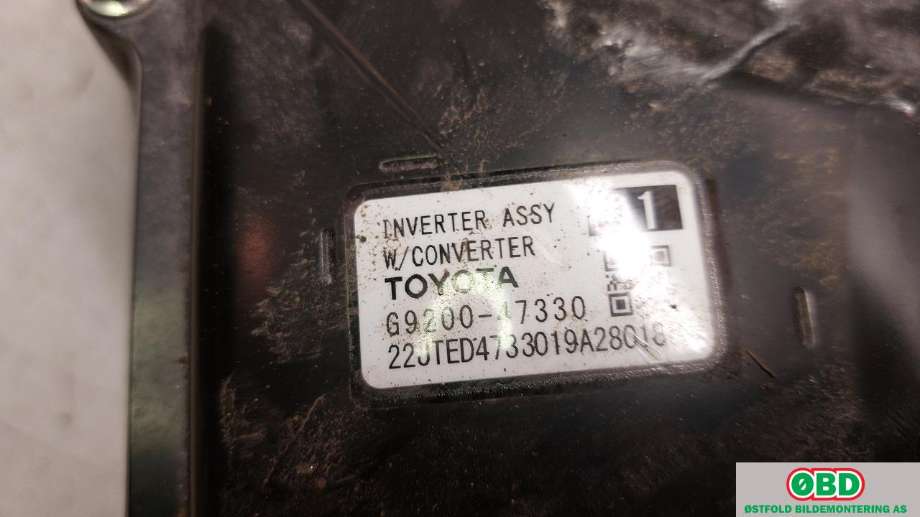 DCDC converter hybrid til Toyota Corolla 2019-->> (TOYOTA|G920049116||G920047330)