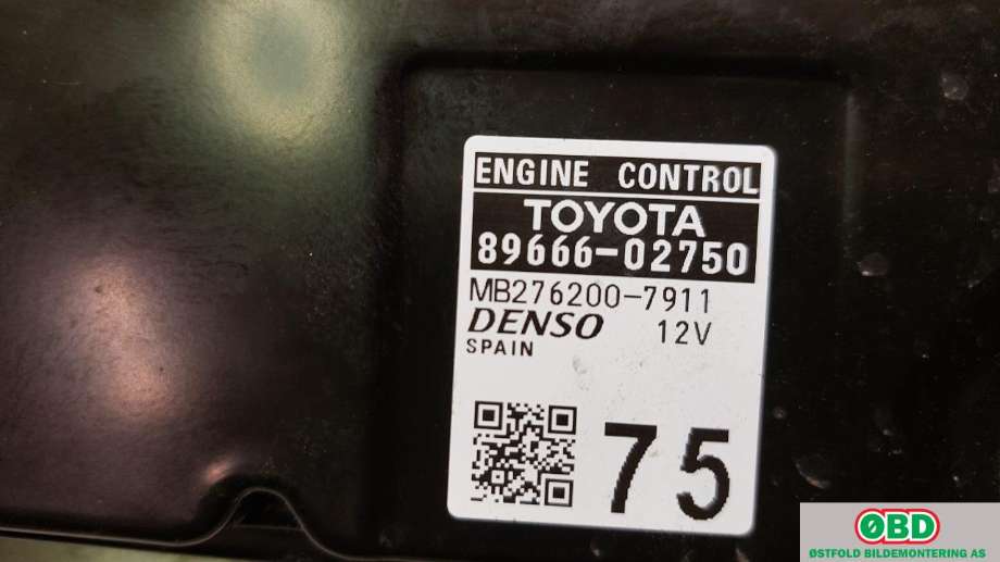 Styreenhet motor til Toyota Corolla 2019-->> (TOYOTA|8966602750|)