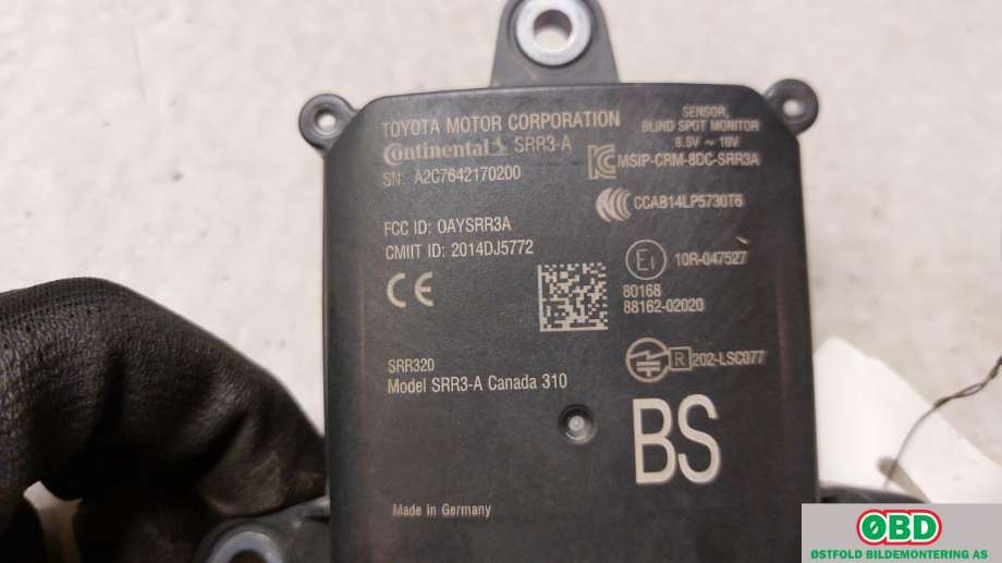 Sensor radar til Toyota Corolla 2019-->>  (TOYOTA|8816202020|)