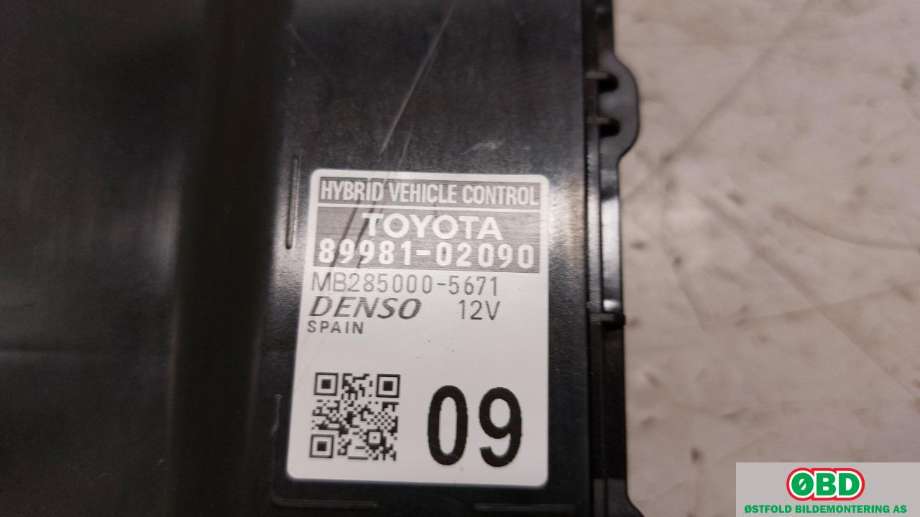 Styreenhet batteri til Toyota Corolla 2019-->>  (TOYOTA|8998102090|)