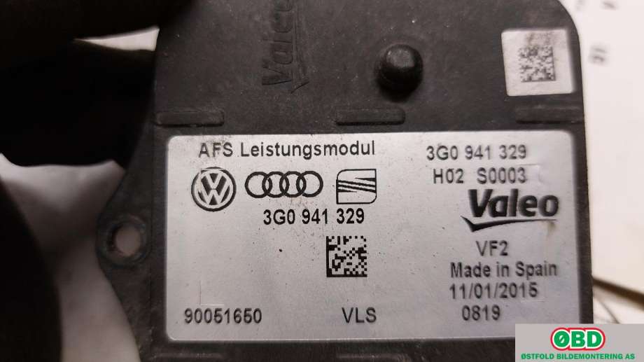 Styreenhet xenon/ballast til VW Passat 2015-2019 (Fase 1) (B8) (B8) (VOLKSWAGEN|3G0 941 329||3G0941329)