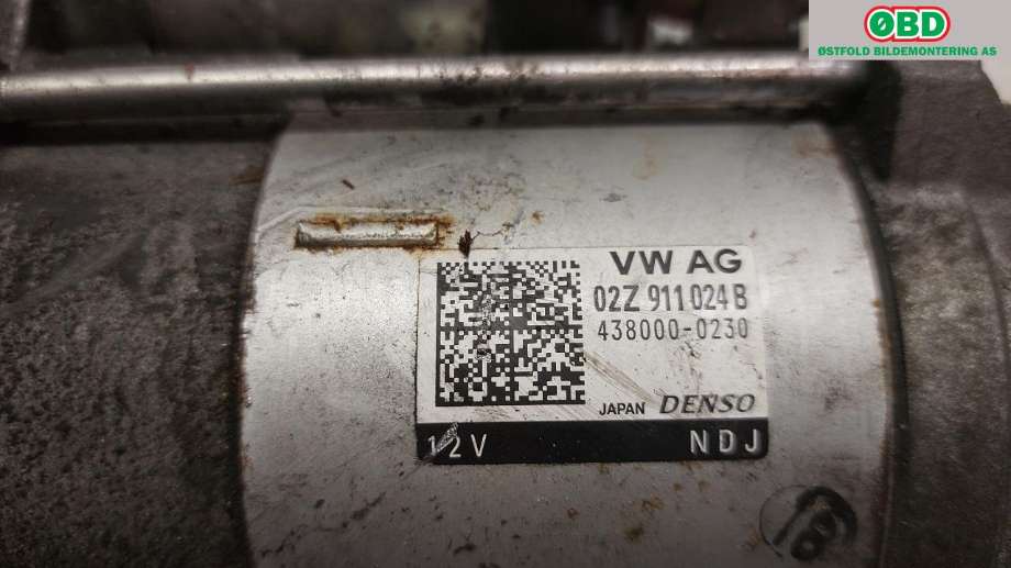 Starter diesel til VW Passat 2015-2019 (Fase 1) (B8) (B8) (VOLKSWAGEN|03L 903 023 K||02Z911024B)