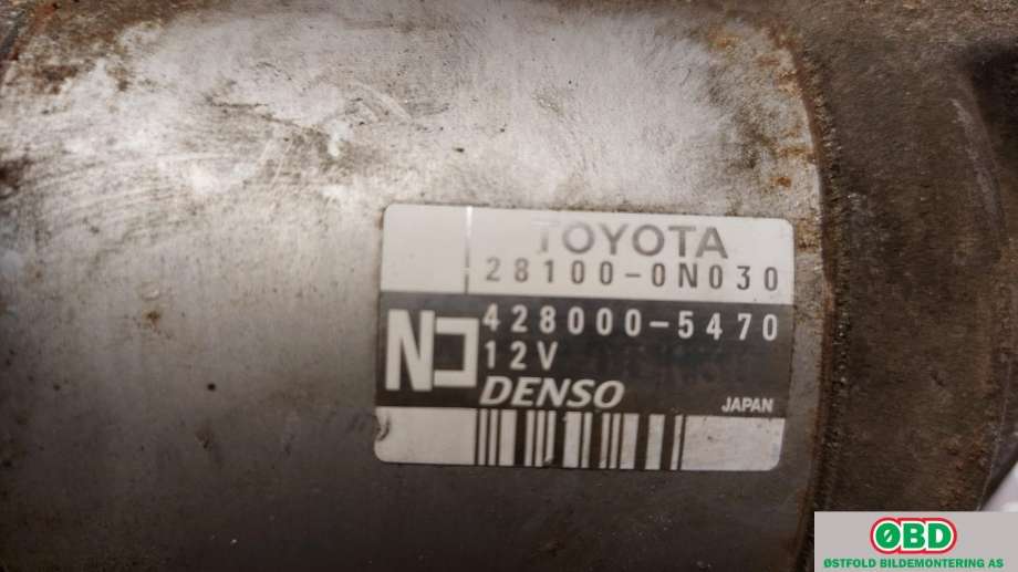 Starter diesel til Toyota Corolla 2007-2013 (TOYOTA|281000N030|)