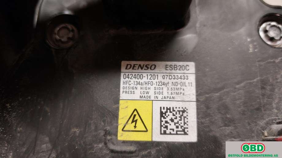 Aircondition kompressor til Toyota Corolla 2019-->>  (TOYOTA|8837012080|0424001201|)