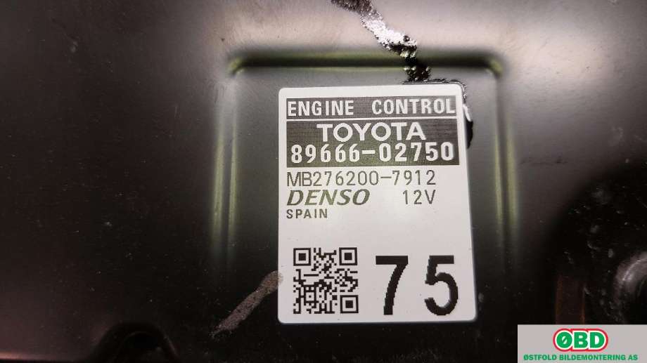 Styreenhet motor til Toyota Corolla 2019-->>  (TOYOTA|8966602750|)