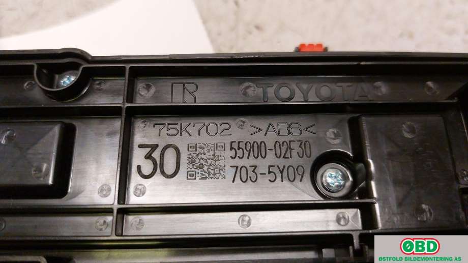 Varmeapparat betjening til Toyota Corolla 2019-->>  (TOYOTA|5590002F30|)