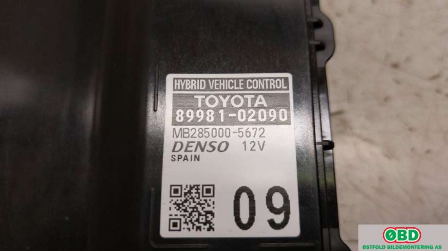 Styreenhet batteri til Toyota Corolla 2019-->>  (TOYOTA|8998102090|)