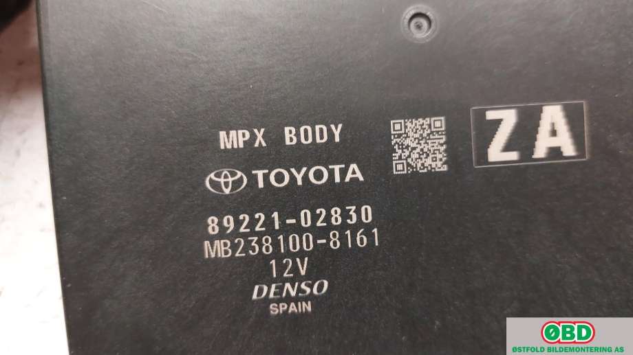 Styreenhet diverse til Toyota Corolla 2019-->> (TOYOTA|8922102830|)