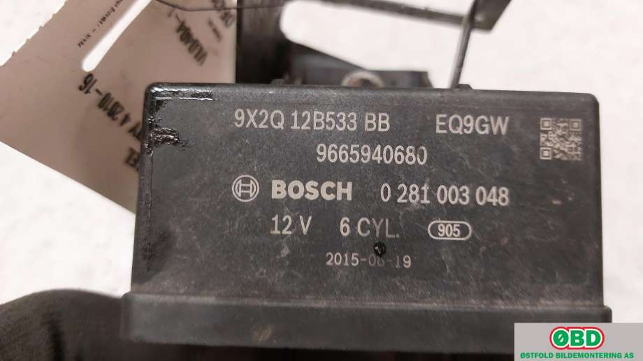 Rele gløde til Land Rover Discovery 2009-2017 (Type IV)  (LAND-ROVER|LR014309|9665940680|9X2Q12B533BB)