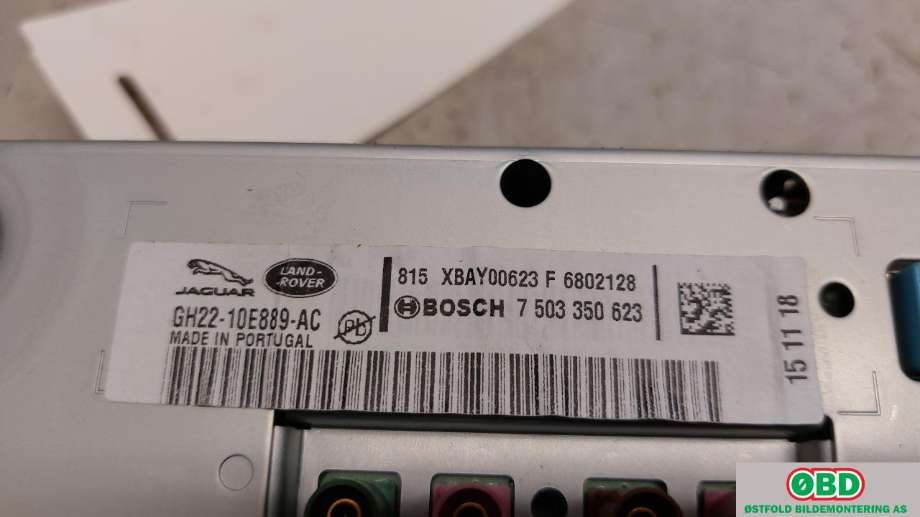 Bilstereo navigasjon til Land Rover Discovery 2009-2017 (Type IV)  (LAND-ROVER|LR079938|LR117950|GH2210E889AC)