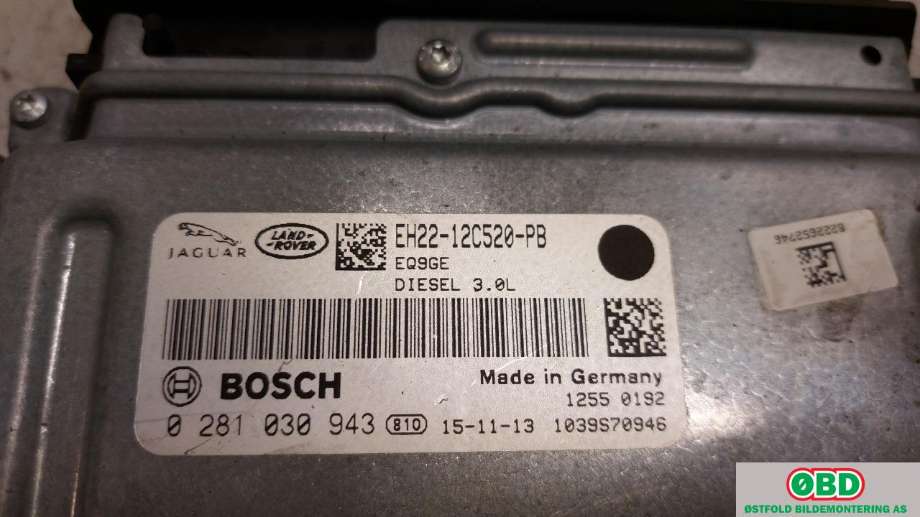 Styreenhet motor til Land Rover Discovery 2009-2017 (Type IV)  (LAND-ROVER|LR051141|0281030943|EH2212C520PB)