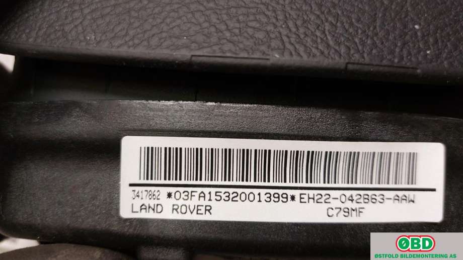 Airbag rattpute til Land Rover Discovery 2009-2017 (Type IV) (LAND-ROVER|LR051756||EH22042B63AA)