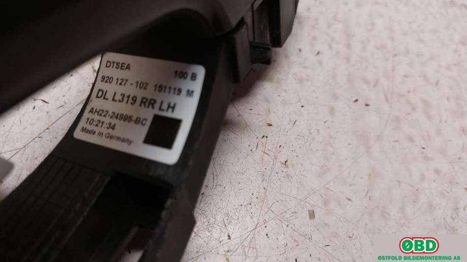Dørhåndtak utv venstre bak til Land Rover Discovery 2009-2017 (Type IV)  (LAND-ROVER|LR018298|LR023729|)