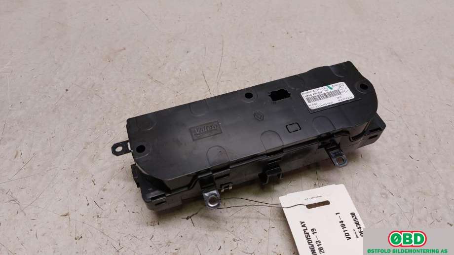 Varmeapparat betjening til Renault Captur 2013-2020 (Type I)  (RENAULT|275105430R||275100037R)