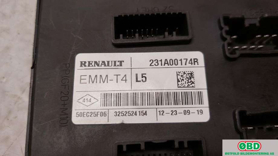 Styreenhet tenning til Renault Captur 2013-2020 (Type I) (RENAULT|231A00174R|)