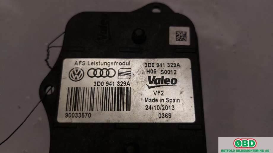 Styreenhet xenon/ballast til VW Golf VII 2012-2017 (Fase 1)  (VOLKSWAGEN|3D0 941 329 A|3D0 941 329 D|3D0941329A)