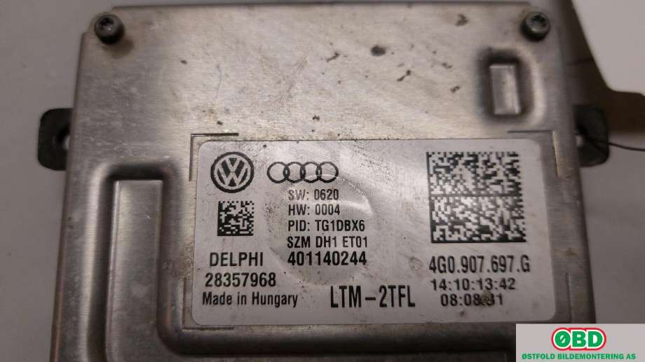 Styreenhet xenon/ballast til VW Golf VII 2012-2017 (Fase 1)  (VOLKSWAGEN|4G0 907 697 F||4G0907697G)